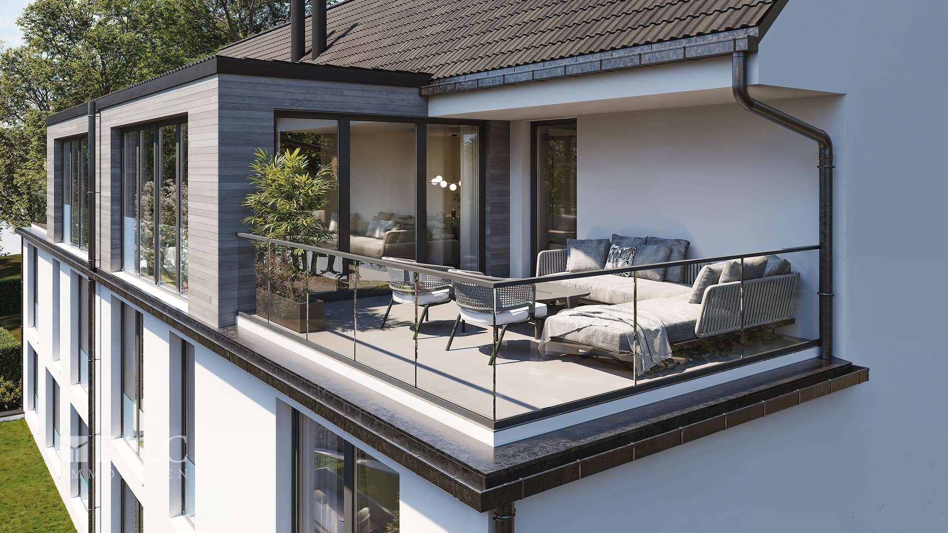 MUSTERFOTO DACHTERRASSE